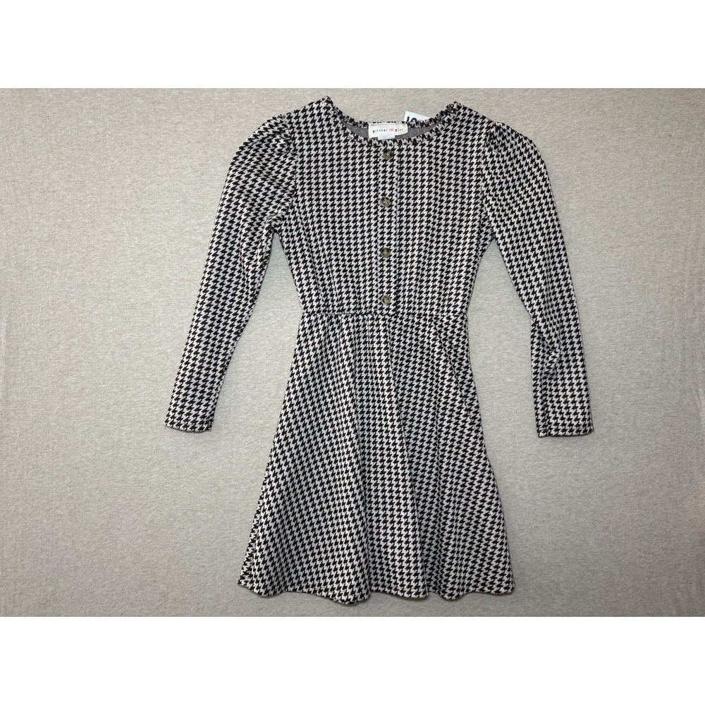 Glitter Girl Girl Dress Size 10 Beige & Brown